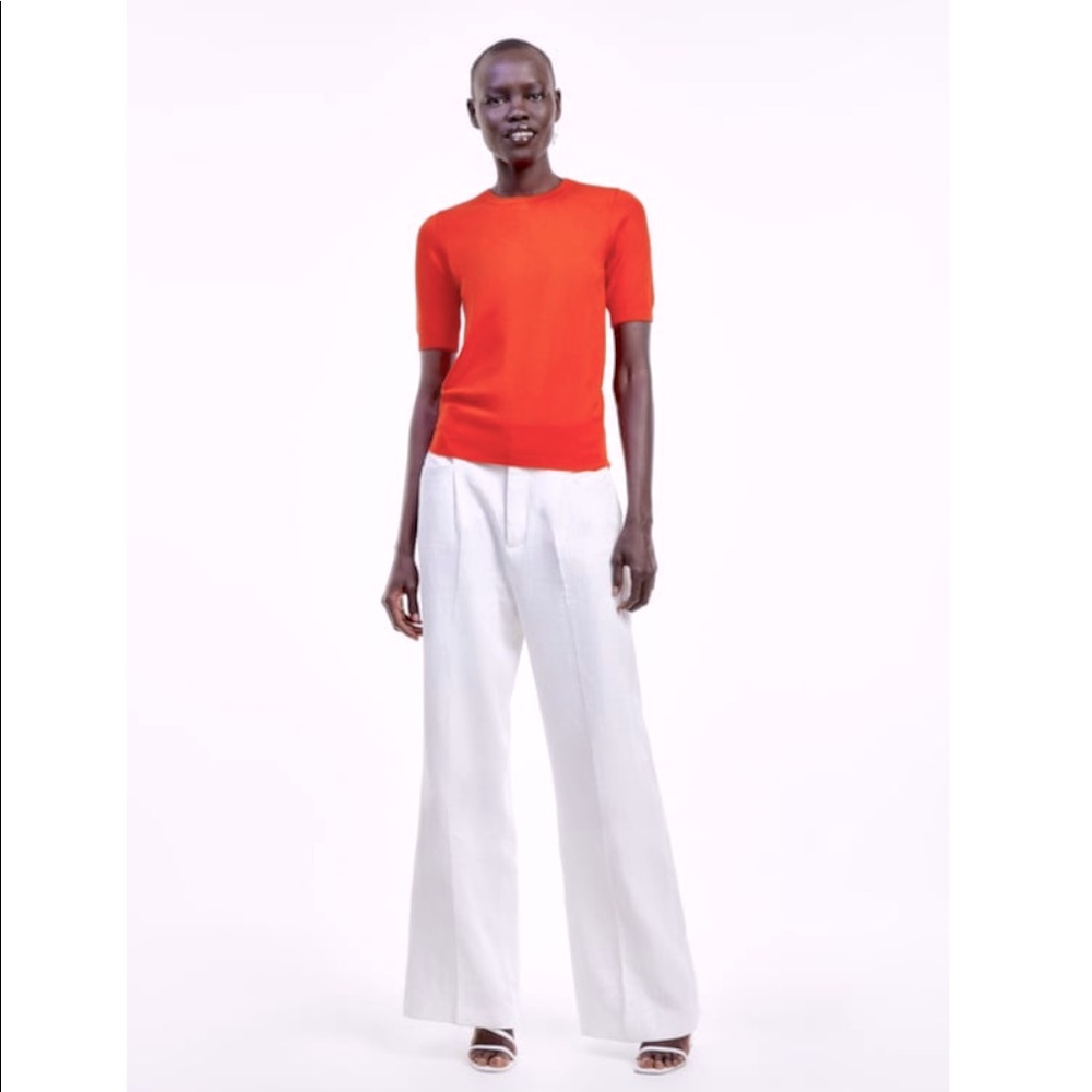 Basic short sleeve sweater
